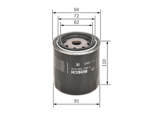 Eļļas filtrs ERR3340 Bosch